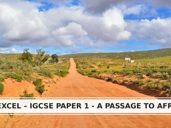 EDEXCEL IGCSE - A PASSAGE TO AFRICA BREAKDOWN