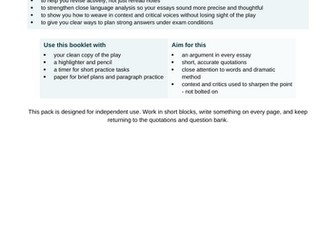 TWELFTH NIGHT - A LEVEL LITERATURE (Edexcel)