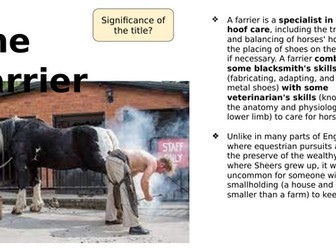 The Farrier - Owen Sheers