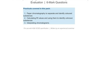 AQA GCSE Chemistry Required Practical- Chromatography