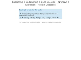 AQA GCSE Chemistry Required Practical- Temperature Changes