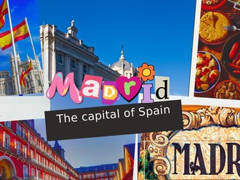 Cities of Spain - 6 colourful slides