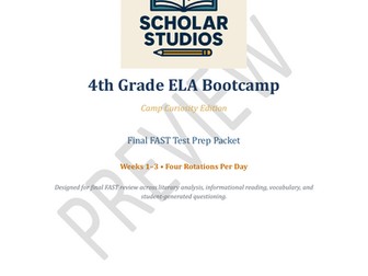 4th Grade ELA F.A.S.T. Bootcamp