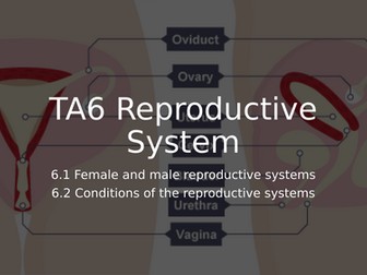 AAQ Cambridge Nationals in Health and Social Care F091 - TA6  Reproductive System Powerpoint