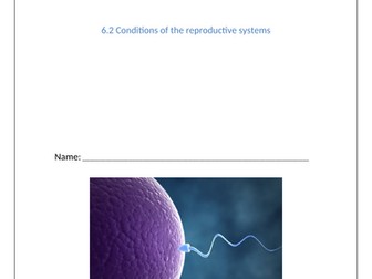 AAQ Cambridge Nationals in Health and Social Care F091 - TA6 Reproductive System Work Booklet
