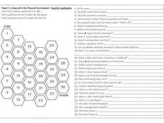 Coasts Revision Grid
