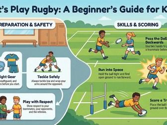 Primary Rugby Rules poster