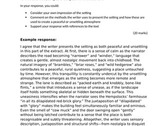 Language Paper 1 Q4 model