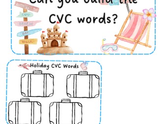 Holidays - Build CVC words