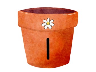 Spring number recognition and counting game Pot The Flower