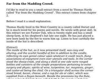 The Words for an Assembly - let's glimpse the 19th century