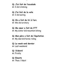 Studio 3 module 4.5 Base a la loisirs