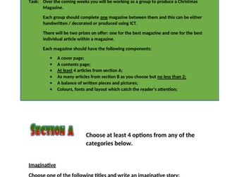 Christmas Magazine - Group Project