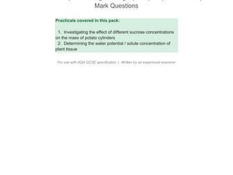 AQA GCSE Biology Required Practical- Osmosis