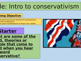 Politics - Ideologies - Conservatism