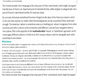 Politics - Nationalism