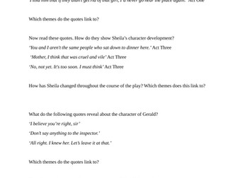 An Inspector Calls: Sheila Gerald Quotes