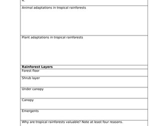 GCSE AQA Geography - Unit 1B Living World