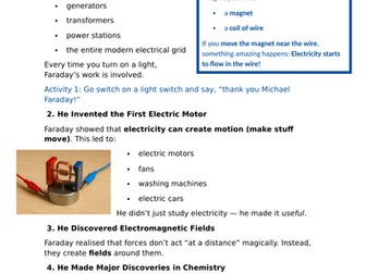Giants of Science _A Study on Michael Faraday_Electromagnetism