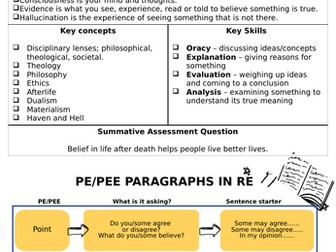 RE Y8 SOW Life after Death