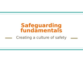 Safeguarding Fundamentals PowerPoint