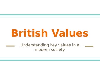 British Values Complete Lesson Bundle | PPT + Workbook + Scenario Cards | FE & Secondary PSHE