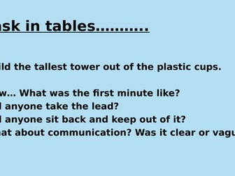 Sport Psychology - Tuckmans Theory