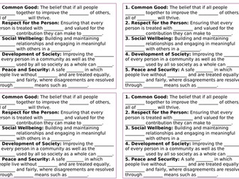 What does the commitment to the common good mean?