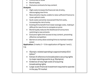 Edexcel Paper Three Economics