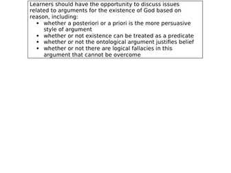 Arguments based on Reason: Ontological Argument Lessons
