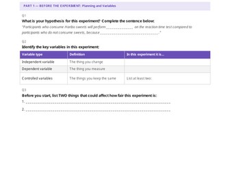 Initial Research Project (supplementation)