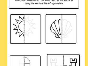 Summer Symmetry Acitivity (2 pages)