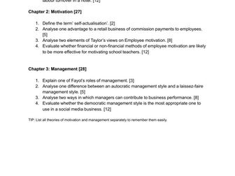AS Business 9609 Section 2
