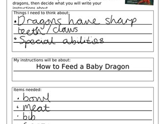 (Year 2) Talk for Writing: Instructions