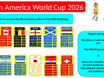 World Cup 2026 lesson and activities bundle
