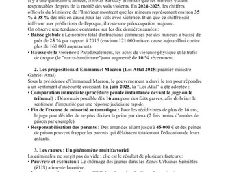 La Criminalité des Jeunes en France : Réalité et Enjeux