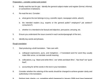 Ten Translation Tips