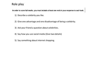 French GCSE exam practice (speaking and writing)