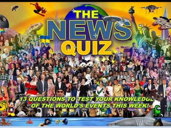 CURRENT WEEK The News Quiz 20th - 27th April 2026 Form Tutor Time Current Affairs