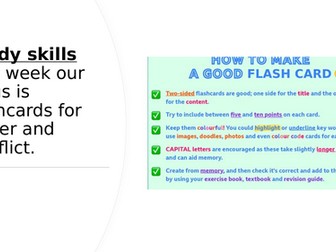 Flashcards Power and Conflict