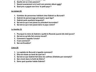 Le petit pays - carousel reading activity