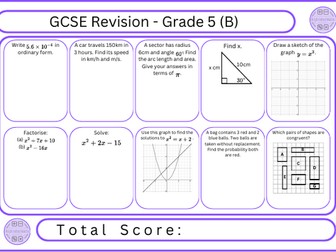 GCSE Maths Revision - Grade 5