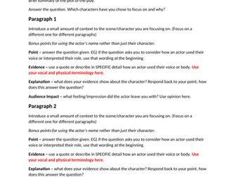 Things I Know to be True GCSE Drama Live theatre