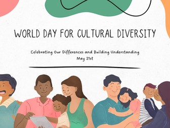 World Day for Cultural Diversity Assembly | KS1 & KS2 | Culture, Diversity, Inclusion and Awarenesss