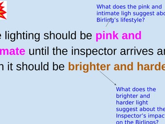 Inspector Calls Quotation Explosion Exercise
