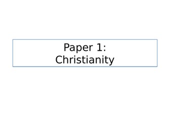 GCSE RS Christianity & Islam: Paper 1 Masterclass Bundle