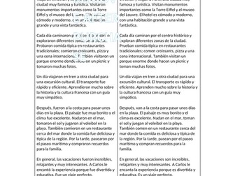 Spanish holidays parallel texts