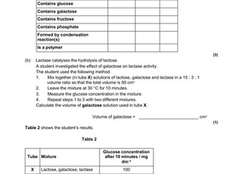 AQA A level Biology Exam Q&A on Experimental & Analysis skills