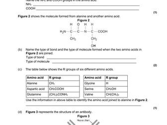 AQA A level Biology Exam Q&A on Paper 1 Maths Skills