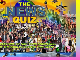 The News Quiz 27th April - May 4th 2026 Form Tutor Time Current Affairs
